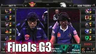 SK Telecom T1 vs KOO Tigers | Game 3 Grand Finals LoL S5 World Championship 2015 | SKT vs KOO G3