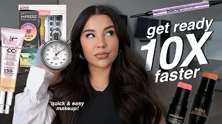 how to do your makeup 10X FASTER! *quick & easy makeup routine*