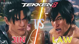 TEKKEN 8 | Jin VS. Law | CRAZY FINISH! Best Of 3!!