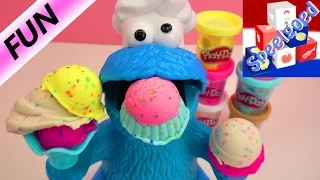 Play Doh Koekiemonster geeft een koekjesfeest – confettiklei 6-pack Nederlands – Demo