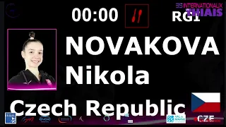 Grand Prix THIAIS 2024 - Nikola Nováková - CZE - senior2007 - clubs - score 28.350