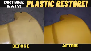 DIRT BIKE & ATV PLASTICS RESTORE! (how to)