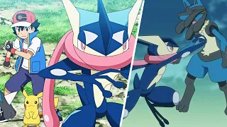 GRENINJA RETURNS | Lucario vs Greninja - Pokemon Sword And Shield Episode 108 | Pokemon Journeys AMV
