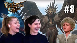 Fighting The Harpies - Shadowheart Actor & her Performance Director girlfriend play Baldur's Gate 3