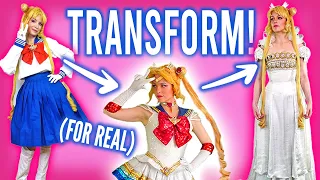 How I made 9 QUICK CHANGE Sailor Moon Transformation dresses