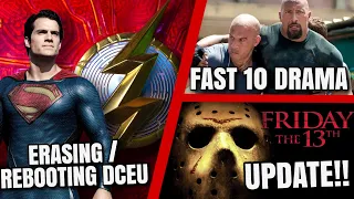 The Flash To Erase Superman, Friday 13th Reboot Update, Fast 10 Rejected By Rock & MORE!!