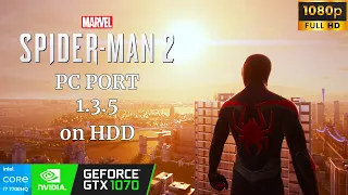 Spider Man 2 PC Port Build 1.3.5 Gameplay and Performance GTX 1070 I7 7700HQ on Laptop