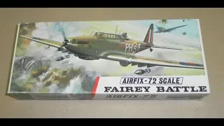 Airfix 1 72nd Scale Fairey Battle TT Mk 1 Build Progress Video