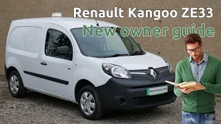 Renault Kangoo ZE33 beginner's or new owners guide on how to use your new electric van