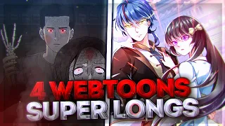 4 WEBTOONS LONGS avec PLUS DE 150 CHAPITRES (560 chapitres le plus long) #2 | Sukari