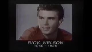 Rick Nelson:  News Report of His Death - December 31, 1985