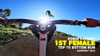 GoPro: 1st Female Top to Bottom Run Ever - Robin Goomes - Darkfest 2023