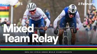 Mixed Team Relay Highlights | 2024 UCI Cyclo-cross World Championships