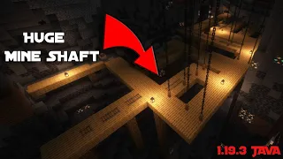 [HUGE MINE SHAFT] Minecraft Seed And Short Showcase [Java 1.19.3]