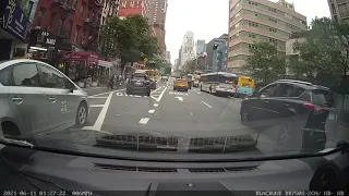 4k Dash Cam 2 : NYC Bike Accident Caught On Cam June 11 2021