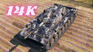 T-100 LT  14K Spot + Damage  World of Tanks Replays ,WOT tank games