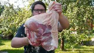 BEST GRILLED PORK HAM RECIPE. 12 Kg OF MEAT. SUB.