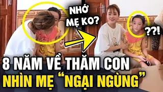 Mẹ đi Nhật 8 năm 'LẦN ĐẦU VỀ THĂM CON', khoảnh khắc ĐOÀN TỤ khiến bé gái 'NGƯỢNG NGÙNG' | Tin 3 Phút