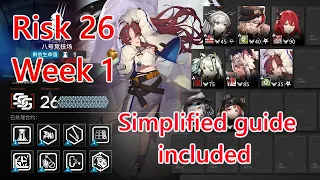 [Arknights] CC#5 Spectrum - Risk 26 Week 1 (MAX) - Tips in caption & description