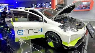 Perodua emo-1 EV Concept Car based on Myvi previewed at Malaysia Autoshow 2024, MAEPS Serdang