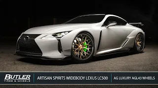 Artisan Spirits Wide Body Lexus LC500 | AG Luxury AGL43 Wheels | Butler Tire