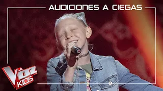 Marta Porris - Please don't make me love you | Blind auditions | The Voice Kids Antena 3 2022