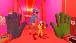 All Poppy Playtime Chapter 3 Monsters Chase with Grabpack in Amazing Circus in  Garry's Mod pt 6