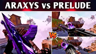 ARAXYS Vandal VS PRELUDE TO CHAOS Vandal Comparison || Which One Is The Best Vandal Skin In Valorant