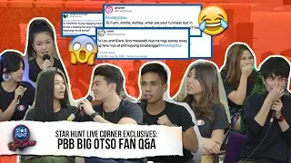 Maiinit na tanong mula sa fans,  sinagot ng PBB Big Otso | Star Hunt Live Corner EXCLUSIVE