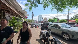 Exploring Jaco in Costa Rica - Walk on the main street in 4K