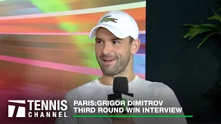 Grigor Dimitrov Gets a Special Message From Venus Williams | 2023 Paris Third Round Interview