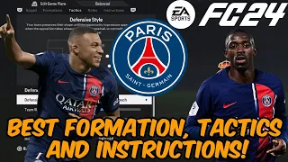 *UPDATE 2.0* EA FC 24 - BEST PSG Formation, Tactics and Instructions