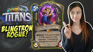 McBlingtron Secret Rogue is so fun! | Alliestrasza Hearthstone