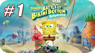 🍍  Bob Esponja Battle for Bikini Bottom Rehydrated - Capitulo 1 "Plankton Ataca de Nuevo" 🤖