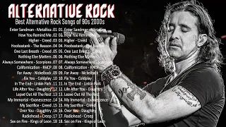 Linkin park, Creed, Metallica, Nickelback, Evanescence  - Top Alternative Rock