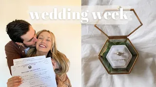 WEDDING WEEK VLOG | Writing Vows, Bridal Party Gifts, Day-Of-Timeline, and more!