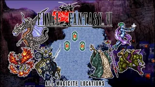 Final Fantasy VI ALL MAGICITE LOCATIONS