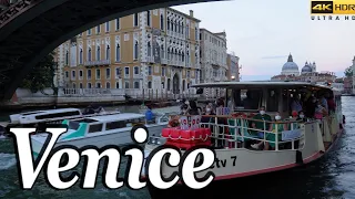 [4k] Walk VENICE WALKING Tour Summer Sunset