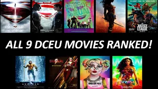 All 9 DCEU Movies Ranked (Worst to Best) (W/ Wonder Woman 1984)