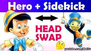 Draw Pinocchio & Jiminy Cricket Head Swap | Fun Art Challenge | Mei Yu Fun Friday