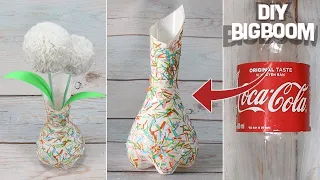 How to make Flower Vase at home(2018)| Simple & unexpected | DBB