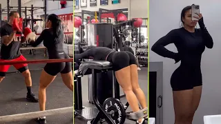 50 Cent’s Girlfriend Cuban Link Shows Her Skills In Boxing And Starts New Gym Challenge