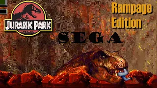 Прохождение Парк Юрского Периода на Сеге - Jurassic Park : Rampage Edition (SEGA)