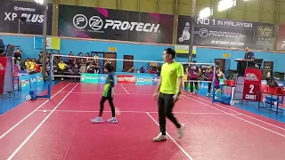 JET 2nd Leg KELANTAN. GS U12 Round of 16 Adiq Puteri Waheeda [1]Liew Xin Yan