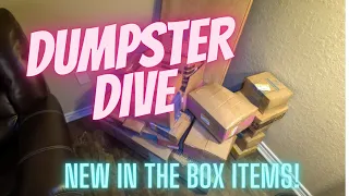 Dumpster Diving Latest Dollar General boxes filled with goods and unboxing