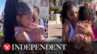 Little Mermaid star Halle Bailey shares emotional reaction to fan hugging her at Disney