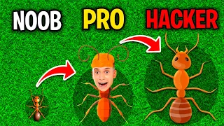 NOOB VS PRO: CONSEGUI O MAIOR EXÉRCITO DE FORMIGAS!! 🐜 (Ants.io)