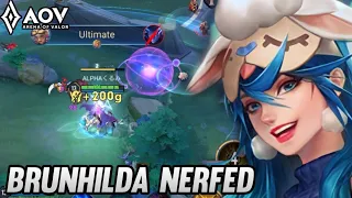 BRUNHILDA NERFED NEW PATCH - ARENA OF VALOR