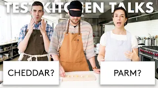 Professional Chefs Blindly Taste Test Cheese | Test Kitchen Talks | Bon Appétit