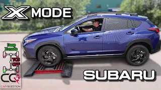 Subaru Crosstrek AWD Roller and Slip Test: X-Mode's Mixed Performance!